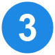 Eo circle blue number 3 svg